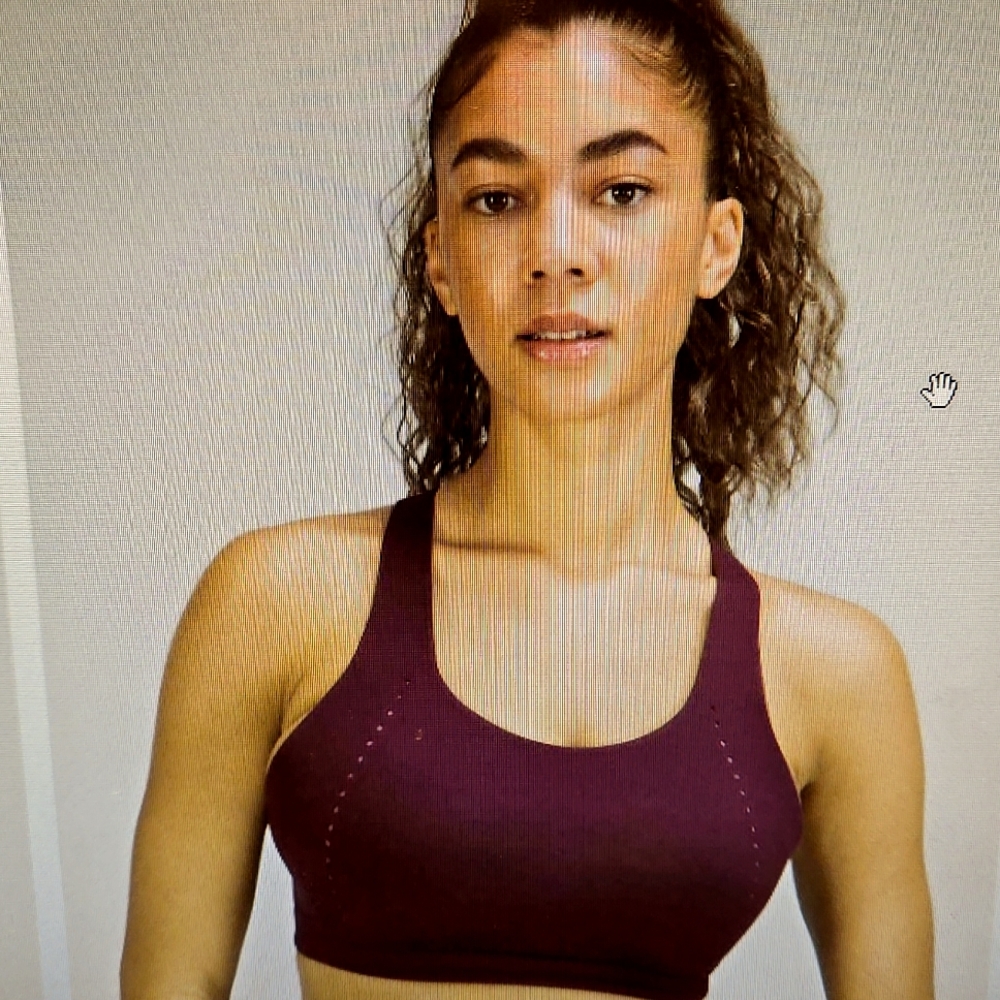 Lululemon Athletica Burgundy Sports Bra